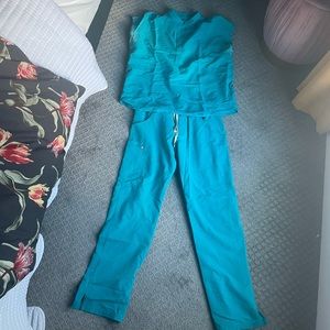 Figs Teal Scrubs